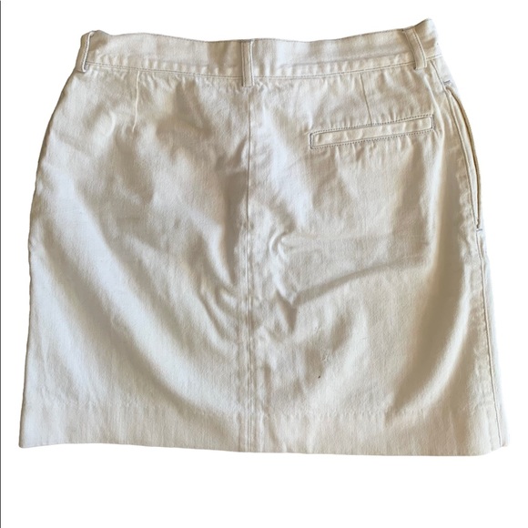 APC IVORY DENIM MINI SKIRT - SIZE SMALL / EU 36 - Picture 2 of 4